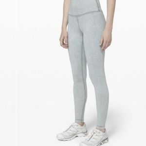 Lululemon Chambray Tie Dye Leggings